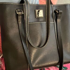Authentic Black Leather Dooney and Bourke Purse